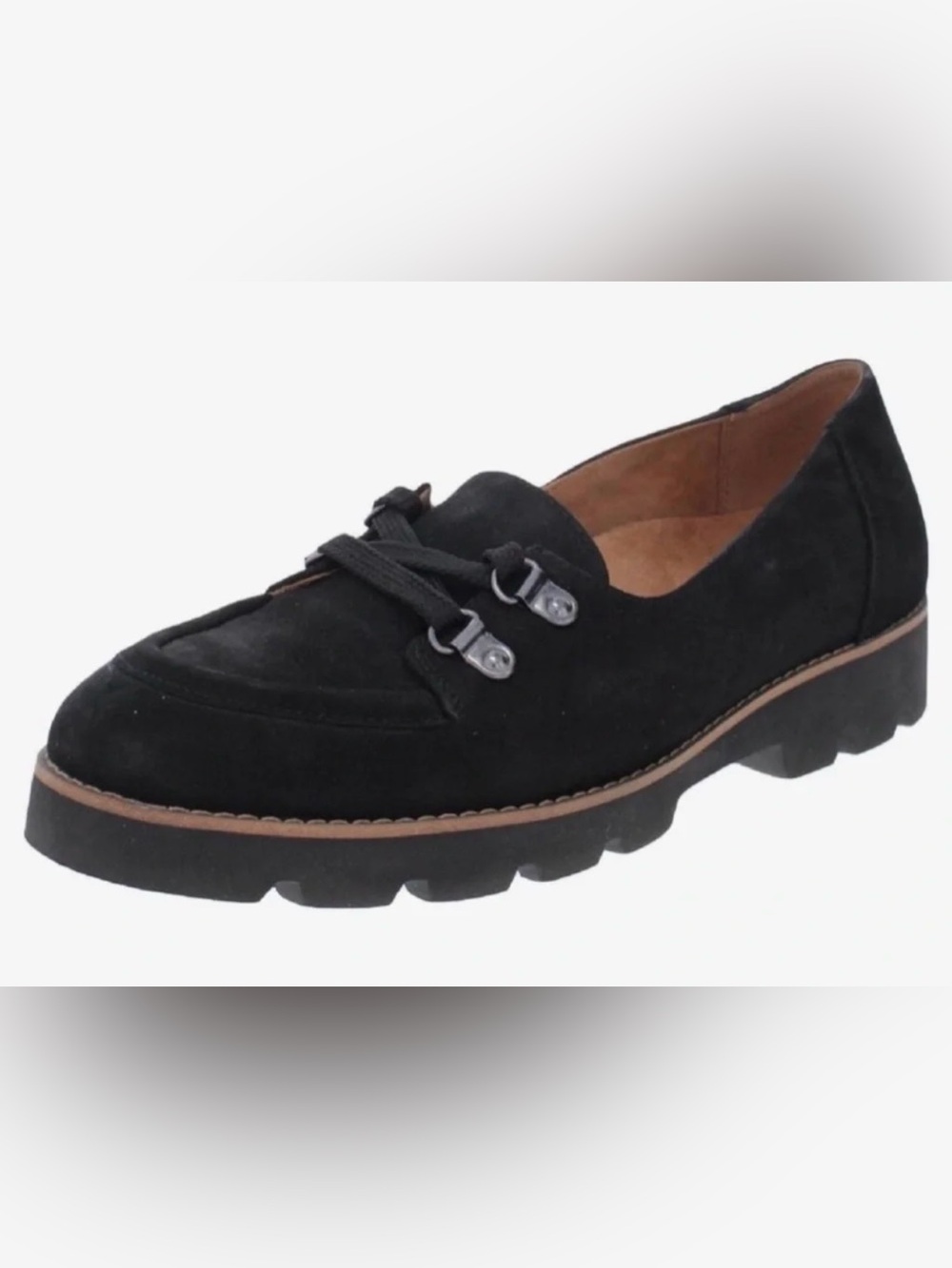Vionic Teagan New-buck Leather Suede Loafers Oxfords Fall Career Office 11 NEW